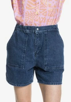 Budget 🎁 Quiksilver Short En Jean - Medium Blue 🧨