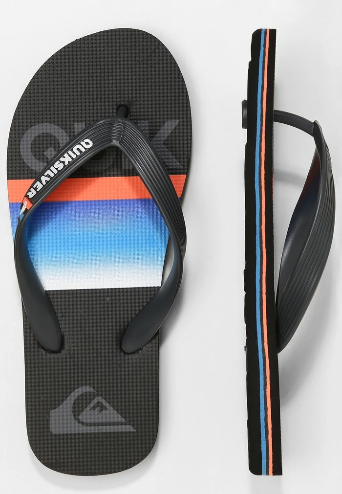 Sortie 🤩 Quiksilver MOLOKAI SLAB - Tongs - Black/grey/blue ❤️ 2 Sortie 🤩 Quiksilver MOLOKAI SLAB - Tongs - Black/grey/blue ❤️ – Image 2