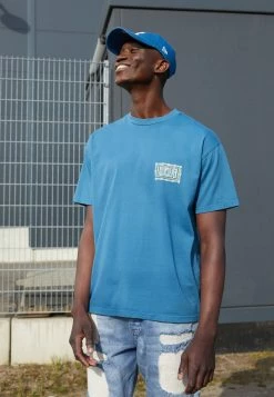 Bon marché 👏 Quiksilver ELECTRIC FEEL - T-shirt Imprimé - Sea Port ⭐