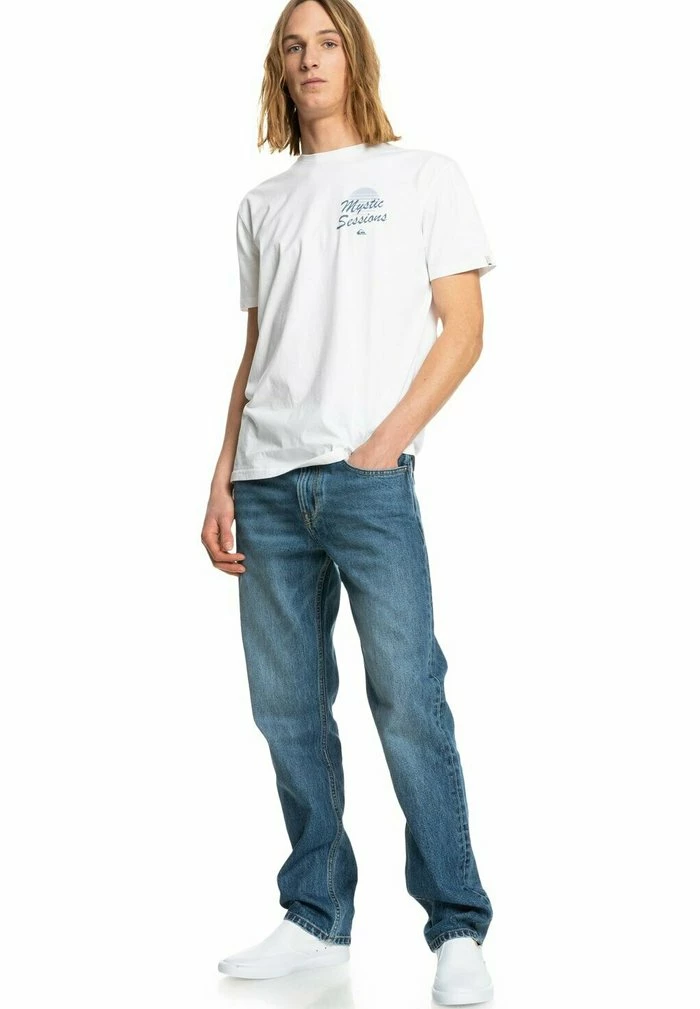 Remise 💯 Quiksilver MAGIC HOUR - T-shirt Imprimé - White 🔥 2 Remise 💯 Quiksilver MAGIC HOUR - T-shirt Imprimé - White 🔥 – Image 2