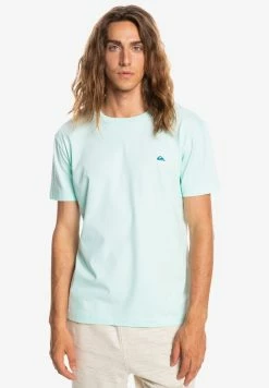 Vente flash 🔥 Quiksilver ESSENTIALS - T-shirt Basique - Blue Glass 🎁