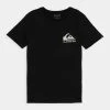 De gros 😍 Quiksilver HOW ARE YOU FEELING - T-shirt Imprimé - Black 👏
