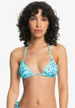 Promo 👍 Quiksilver Haut De Bikini - Aqua Sky Strange Daze 😀