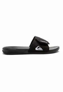 De gros ⌛ Quiksilver Mules - Black/white/black ⌛ -Quiksilver Soldes Boutique c40ffc9ba6dd42709660d170f75e0a6a