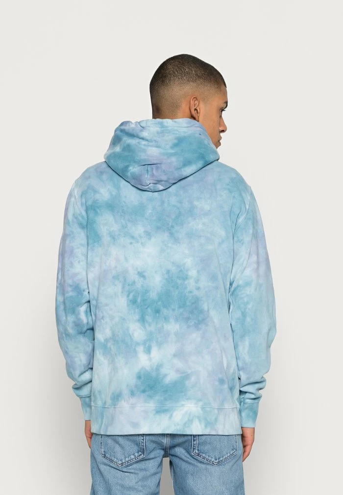 Nouveau ❤️ Quiksilver NATURAL TIE DYE - Sweat à Capuche - Airy Blue Cloudy 🔔 3 Nouveau ❤️ Quiksilver NATURAL TIE DYE - Sweat à Capuche - Airy Blue Cloudy 🔔 – Image 3