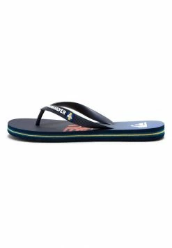 Offres 👍 Quiksilver MOLOKAI - AQBL100558 - Tongs - Blue 👍