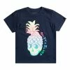 Budget ✔️ Quiksilver GOLDEN PINEAPPLE - T-shirt Imprimé - Navy Blazer ⌛