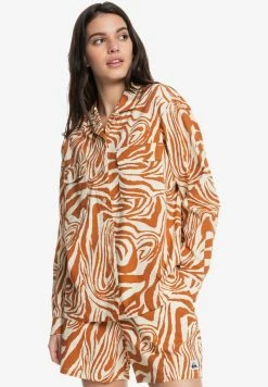 Bon marché ❤️ Quiksilver DESTINATION TRIP - Chemisier - Clay Zebradelia 😀