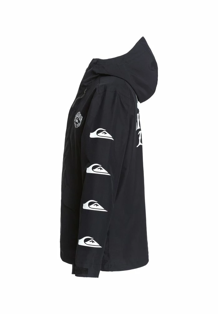 Tout neuf 🛒 Quiksilver Veste Imperméable - True Black 💯 2 Tout neuf 🛒 Quiksilver Veste Imperméable - True Black 💯 – Image 2