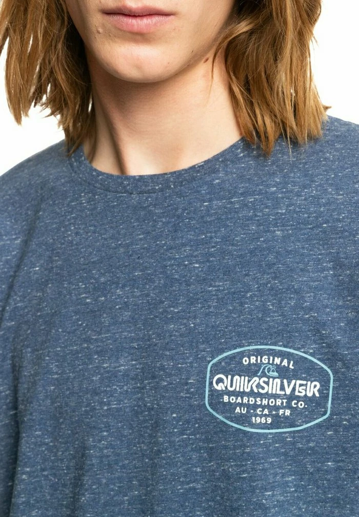 Sortie đ Quiksilver LOOSE HANDS - T-shirt Imprimé - Insignia Blue Heather â 5 Sortie đ Quiksilver LOOSE HANDS - T-shirt Imprimé - Insignia Blue Heather â â Image 5