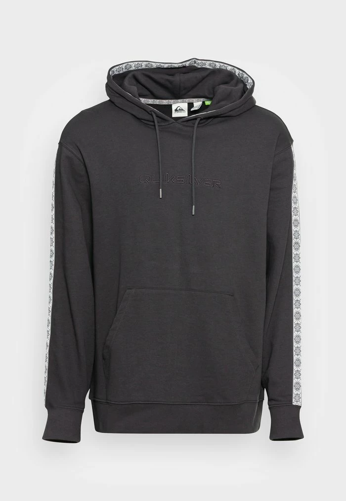 De gros 🔔 Quiksilver TAPED HOODIE - Sweat à Capuche - Tarmac 🔥 4 De gros 🔔 Quiksilver TAPED HOODIE - Sweat à Capuche - Tarmac 🔥 – Image 4