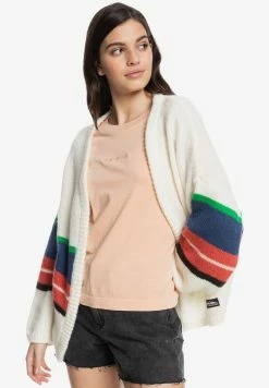 Grosses soldes 🧨 Quiksilver OUTER SUNSET EQWSW03007 - Gilet - White Str Outer Sunset 🎉