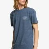 Sortie 🎁 Quiksilver LOOSE HANDS - T-shirt Imprimé - Insignia Blue Heather ⌛