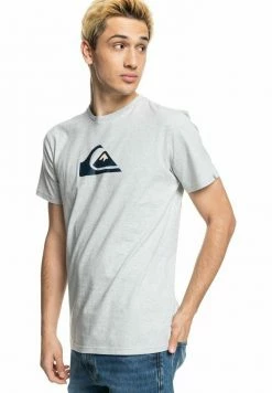 Acheter ⭐ Quiksilver COMP LOGO SS - T-shirt Imprimé - Athletic Heather 💯