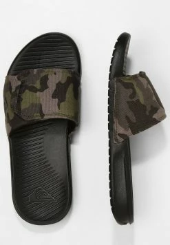 Meilleure vente 😀 Quiksilver Sandales De Bain - Green/brown/black ❤️