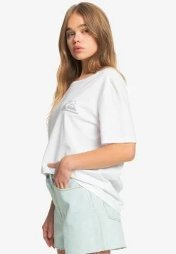 Bon marché 🎁 Quiksilver STANDARD - T-shirt Imprimé - White ✨ -Quiksilver Soldes Boutique cddce4ee6fde41a8b5bcf2d7ce9292ce