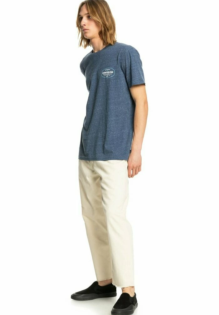 Sortie đ Quiksilver LOOSE HANDS - T-shirt Imprimé - Insignia Blue Heather â 2 Sortie đ Quiksilver LOOSE HANDS - T-shirt Imprimé - Insignia Blue Heather â â Image 2