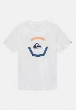 Top 10 🔥 Quiksilver UPRISE SS YTH - T-shirt Imprimé - White ⌛