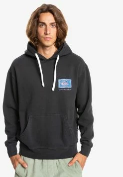 Vente flash ✨ Quiksilver NEON SLAB HOOD - Sweat à Capuche - Tarmac 🤩