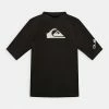 Top 10 ❤️ Quiksilver ALL TIME SS YOUTH - T-shirt De Surf - Black 😀