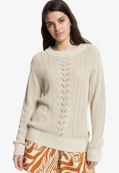 Top 10 â€ïž QUIKSILVER™ OCEAN DAY - Pullover - Oatmeal đŻ