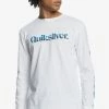 Le moins cher 💯 Quiksilver PRIMARY COLOURS - T-shirt à Manches Longues - White 🧨