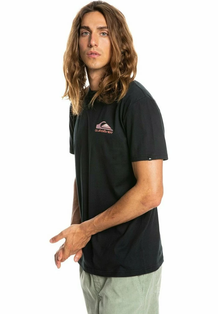 Le moins cher đ Quiksilver T-shirt Imprimé - Black â 4 Le moins cher đ Quiksilver T-shirt Imprimé - Black â â Image 4