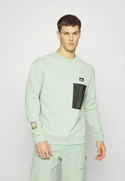 Tout neuf ⭐ Quiksilver DOWNHILL - Sweatshirt - Frosty Green 🔥