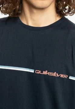 Bon marché 😀 Quiksilver T-shirt Imprimé - Navy Blazer 😀 -Quiksilver Soldes Boutique d51f2f8049fe4b1b822b7e89a56b892e