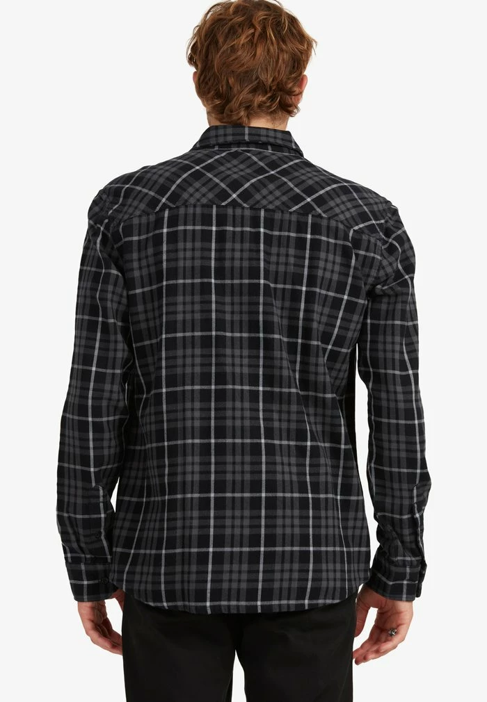 Bon marché 🤩 Quiksilver SOUTHWEST CHECK WAVES - Chemise - Iron Gate Check Waves 😀 2 Bon marché 🤩 Quiksilver SOUTHWEST CHECK WAVES - Chemise - Iron Gate Check Waves 😀 – Image 2