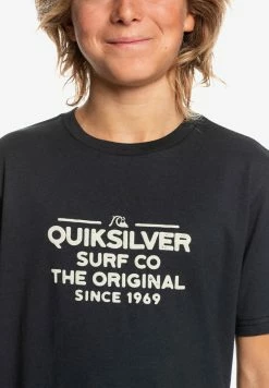 Coupon 😀 Quiksilver FEEDING LINE - T-shirt Imprimé - Black ✔️ -Quiksilver Soldes Boutique d5b81a24629d44128b0ad8d7d0dc4f9a
