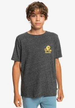 Tout neuf 💯 Quiksilver NEW WORLD - T-shirt Imprimé - Charcoal Heather 🛒