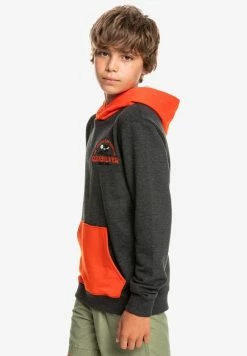 Tout neuf ❤️ Quiksilver OPEN SPOT HOOD YOUTH - Sweatshirt - Dark Grey Heather 👏 -Quiksilver Soldes Boutique d9b1124fe4564baeb9a51b21271be9d3
