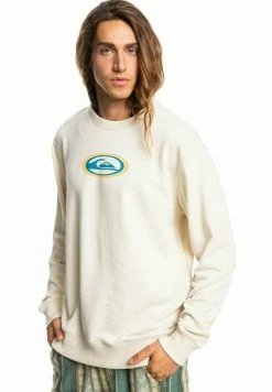 Promo ⭐ Quiksilver TEMPER - Sweatshirt - Antique White 😀 -Quiksilver Soldes Boutique dd7dcfb59b4c46d0b3caae670ad17936