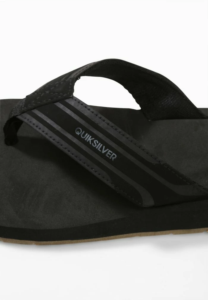 De gros ❤️ Quiksilver Chaussons - Black/black/brown ✨ 6 De gros ❤️ Quiksilver Chaussons - Black/black/brown ✨ – Image 6