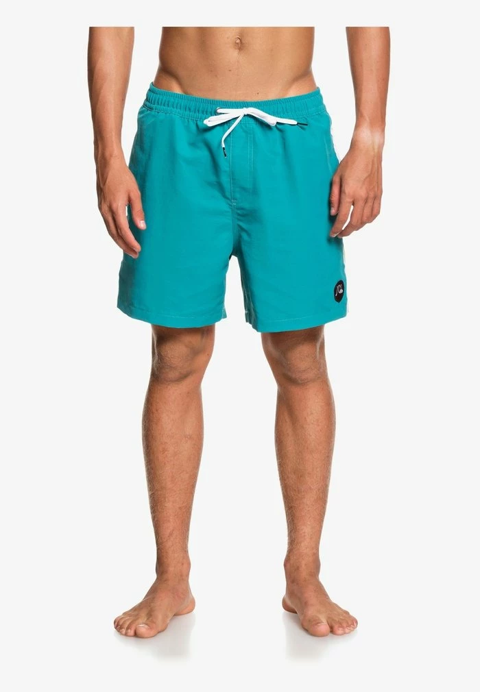 Nouveau ❤️ Quiksilver Short De Bain - Pagoda Blue 😍 1 Nouveau ❤️ Quiksilver Short De Bain - Pagoda Blue 😍