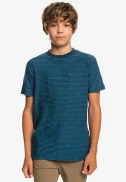 Bon marché 😍 Quiksilver KENTIN - T-shirt Imprimé - Insignia Blue Kentin 👏