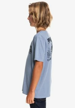 Sortie 🔥 Quiksilver T-shirt Imprimé - Purple Impression 🌟 -Quiksilver Soldes Boutique e173995648f14ae0b575ac8f9cd4cd36