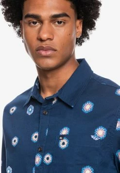 Tout neuf ❤️ Quiksilver COSMOS KURZÄRMLIGES - Chemise - Insignia Blue Cosmos ⌛ -Quiksilver Soldes Boutique e18e1d5201b9490f860ef38c393e459a