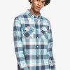 Bon marché 🛒 Quiksilver Chemise - Porcelain Drayman Stretch 🌟