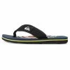 Grosses soldes 🔔 Quiksilver MOLOKAI LAYBACK - Tongs - Black 🤩