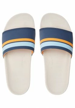 Meilleur prix 😍 Quiksilver RIVI SLIDE - Sandales De Bain - Blue 🤩 -Quiksilver Soldes Boutique e57c562afb7448f1bd4436e375661582