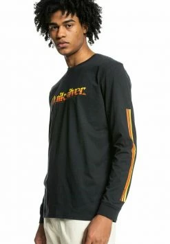 Acheter ✨ Quiksilver PRIMARY COLOURS - T-shirt à Manches Longues - Black ⭐ -Quiksilver Soldes Boutique e8fba9b4fa53414a8dc180f9f3061c25