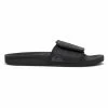 Bon marché ✨ Quiksilver RIVI SLIDE ADJUST - Sandales De Bain - Black/grey/black 🎉