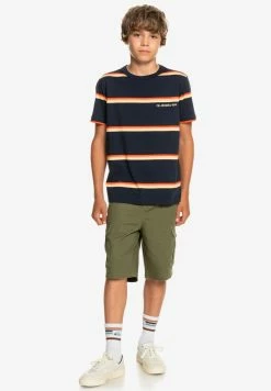 De gros ❤️ Quiksilver COREKY - T-shirt Imprimé - Cherry Tomato Coreky 💯