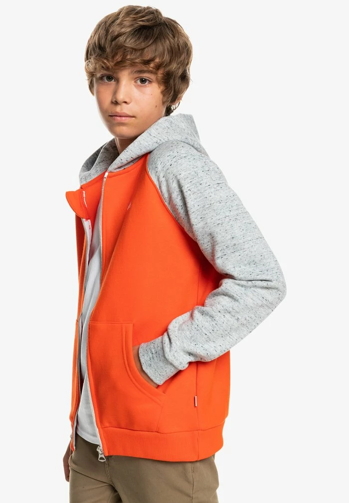 Tout neuf ✨ Quiksilver EASY DAY ZIP YOUTH - Sweat à Capuche Zippé - Cherry Tomato 🛒 4 Tout neuf ✨ Quiksilver EASY DAY ZIP YOUTH - Sweat à Capuche Zippé - Cherry Tomato 🛒 – Image 4