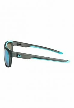 Top 10 🛒 Quiksilver BLENDER - Lunettes De Soleil - Matte Crystal Smoke/flash Blue 👍 -Quiksilver Soldes Boutique eae4c9f266d047e285dd21090886ac39