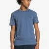 Acheter 🔥 Quiksilver ESSENTIALS - T-shirt Basique - Blue Indigo ✔️
