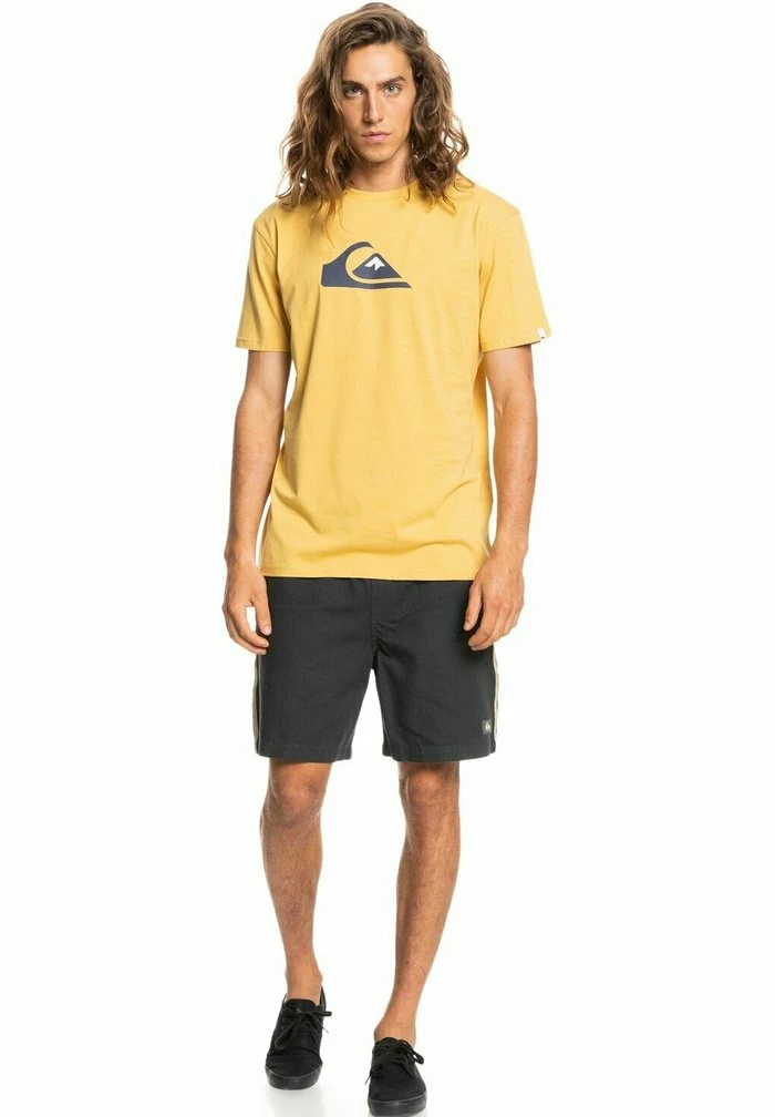 Top 10 🌟 Quiksilver COMP LOGO SS - T-shirt Imprimé - Rattan 🔥 2 Top 10 🌟 Quiksilver COMP LOGO SS - T-shirt Imprimé - Rattan 🔥 – Image 2