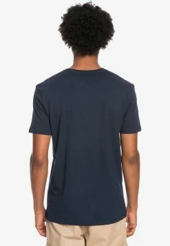 Vente flash 🤩 Quiksilver LINED UP - T-shirt Imprimé - Navy Blazer 👏 -Quiksilver Soldes Boutique eefaefede312442982b4c4b8f8244b87